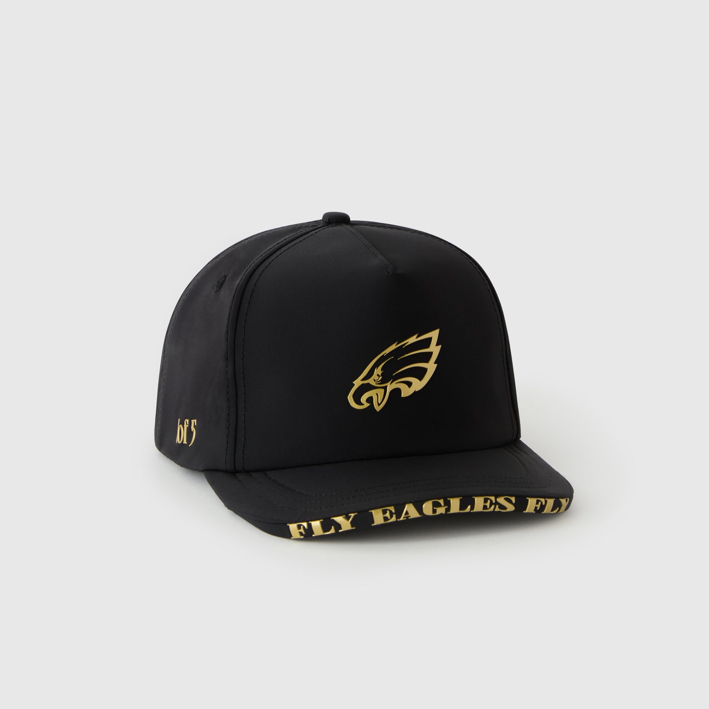 Black & Gold Eagle Statement Hat