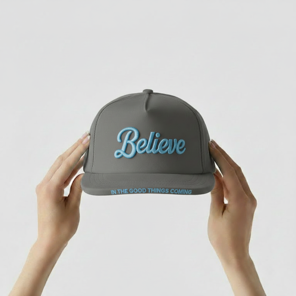 Believe In The Good Things Coming - Charcoal Grey