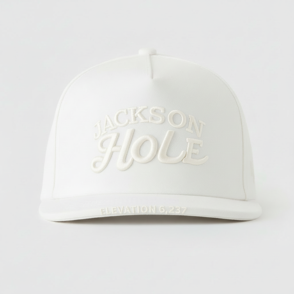 JACKSON HOLE - ELEVATION - WHITE ON WHITE