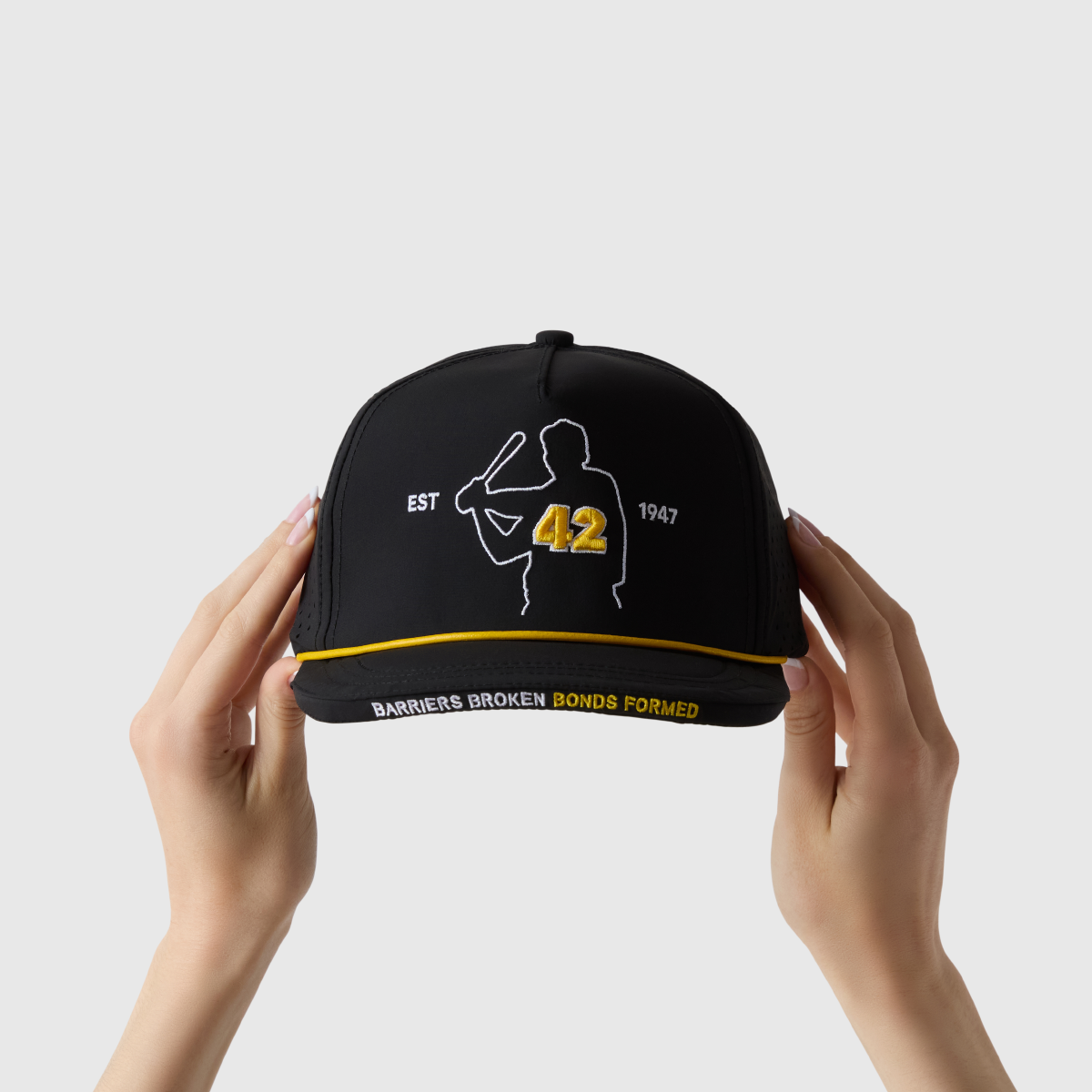 Jackie Robinson Quote Hat