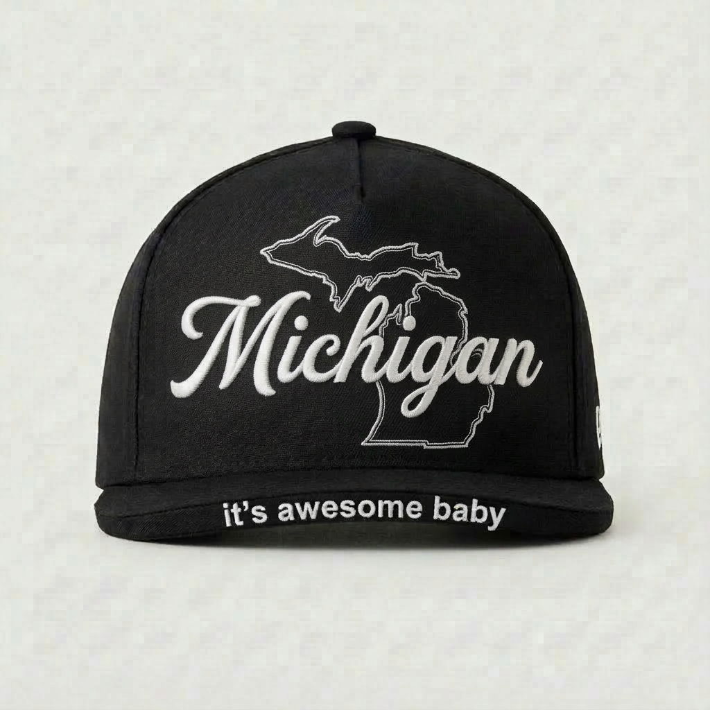IT'S AWESOME BABY - MICHIGAN - BLACK