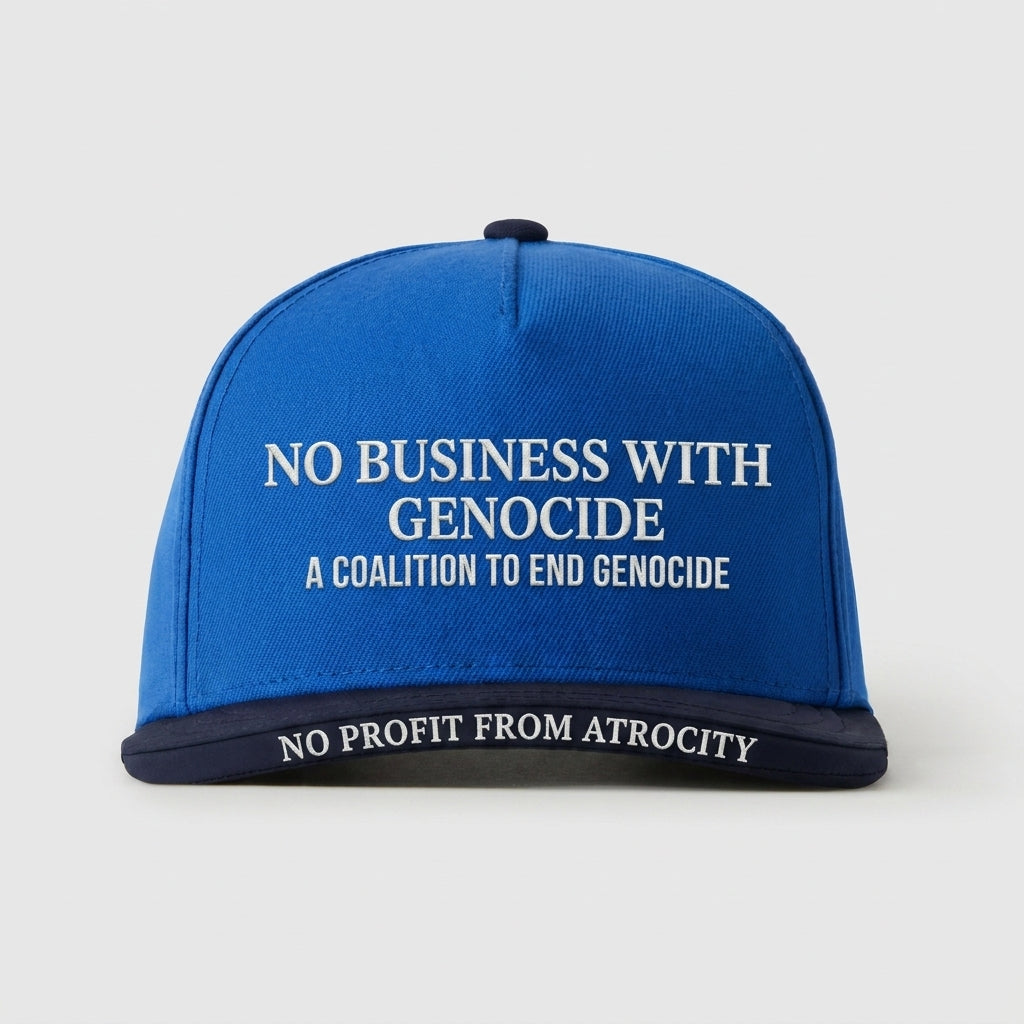 NO BUSINESS WITH GENOCIDE - NO PROFIT FROM ATROCITY
