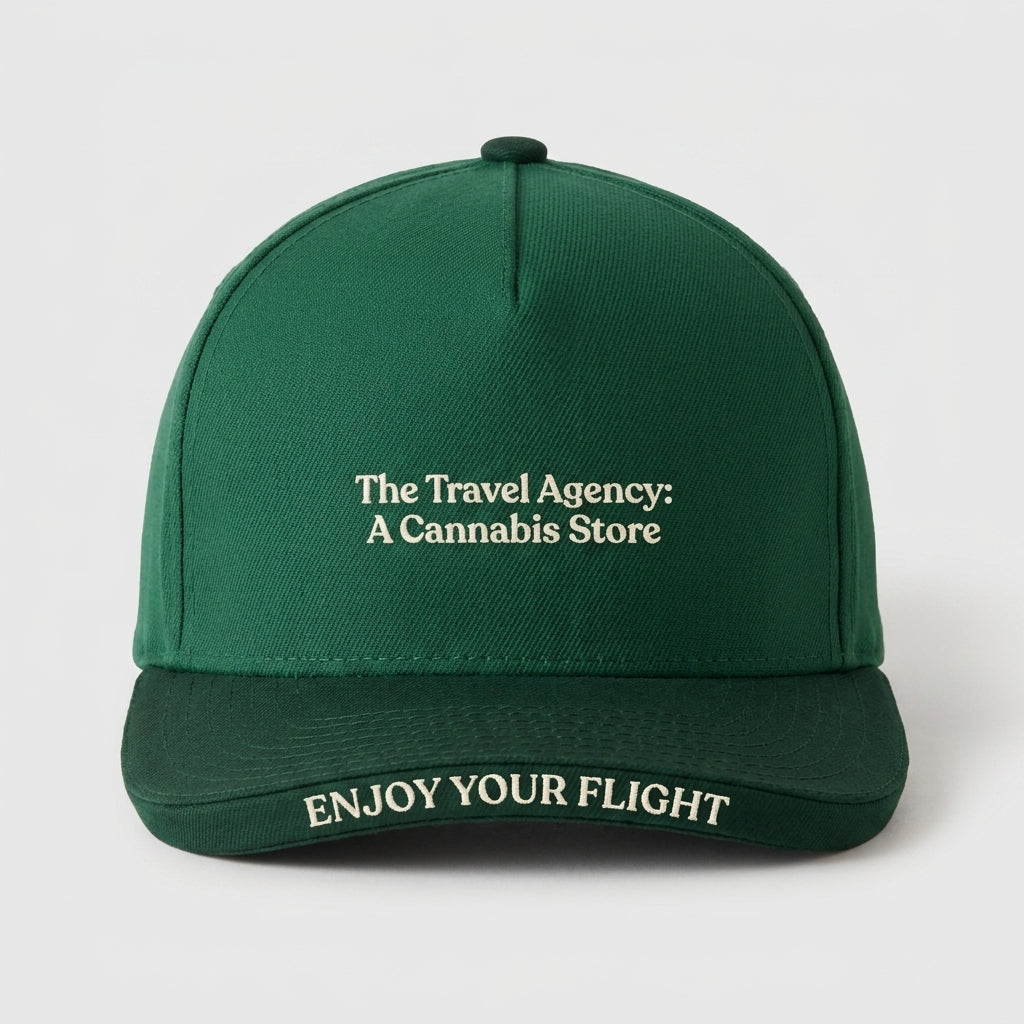 THE TRAVEL AGENCY: A CANNABIS STORE - ENJOY YOUR FLIGHT