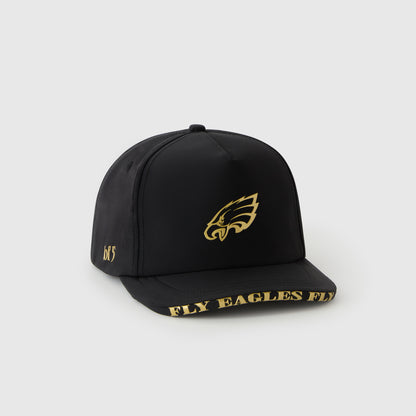 Black & Gold Eagle Statement Hat