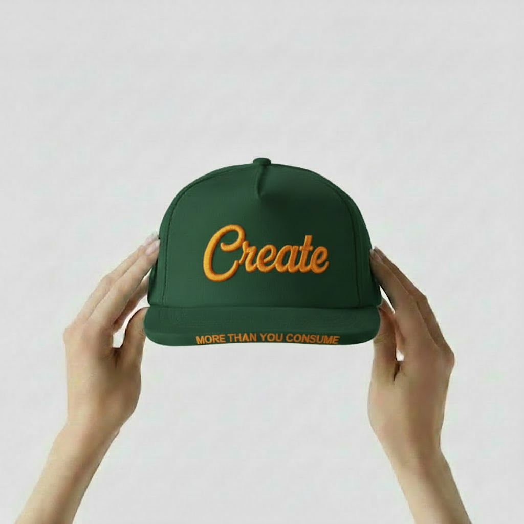 Create More Than You Consume - Forest Green