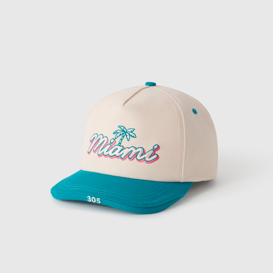 Miami Neon Palms Hat