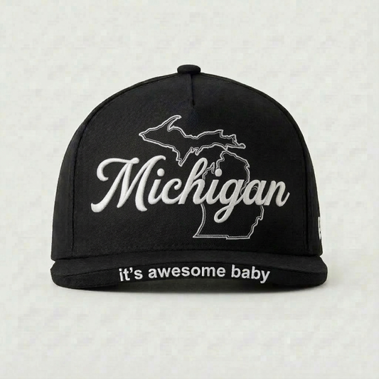 IT'S AWESOME BABY - MICHIGAN - BLACK