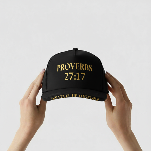 Proverbs 27:17 Black Gold - Scripture