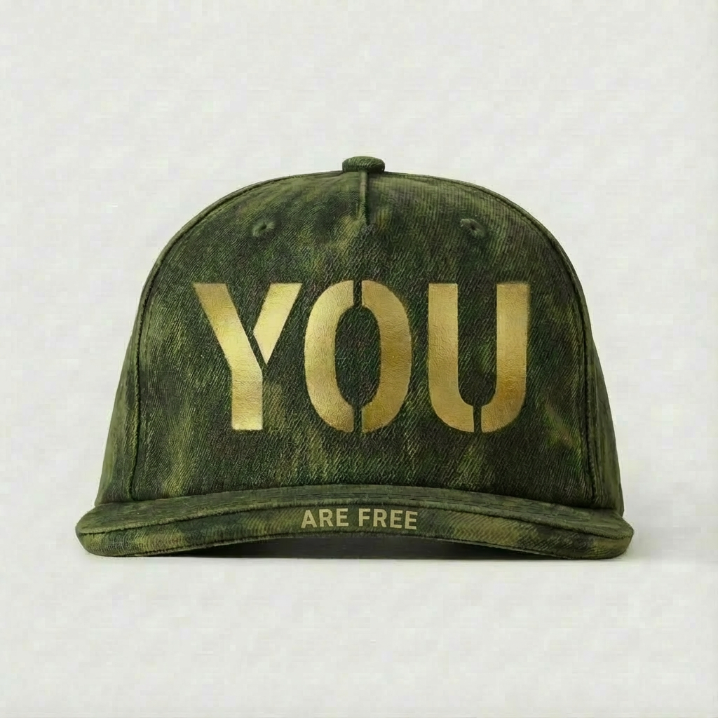 YOU - ARE FREE - ACID FOREST GREEN