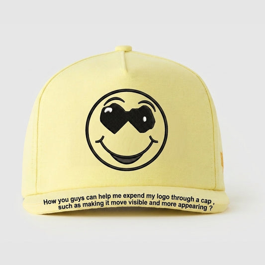 DMSMARTSHOP - HOW YOU GUYS CAN HELP ME EXPEND MY LOGO THROUGH A CAP , SUCH AS MAKING IT MOVE VISIBLE AND MORE APPEARING ?