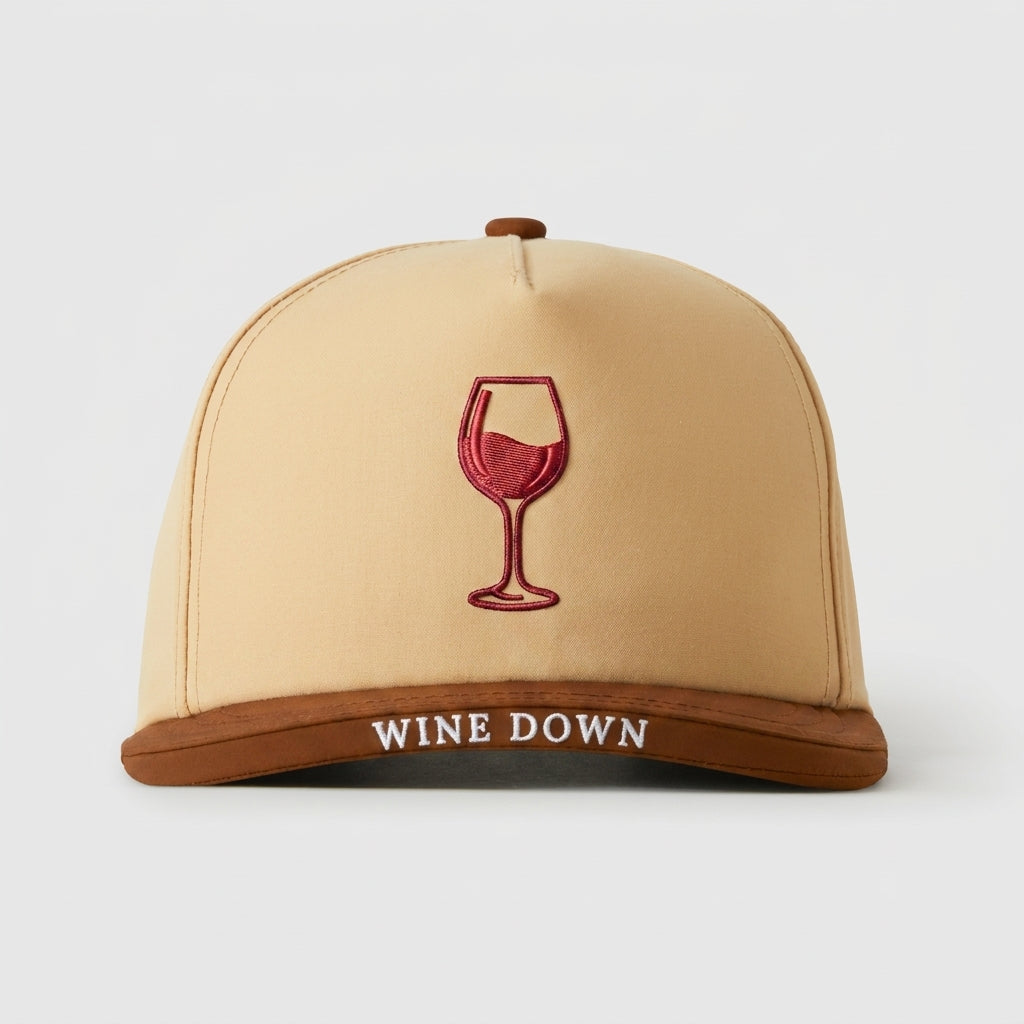 Flavor Caps Drop — A stylized wine glass