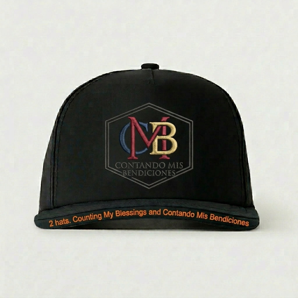 OUTSPOKENPRINTS - 2 HATS. COUNTING MY BLESSINGS AND CONTANDO MIS BENDICIONES