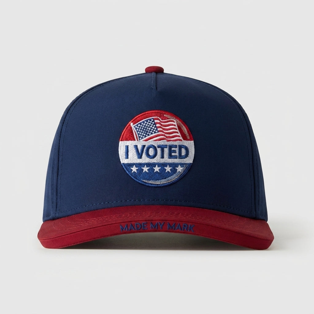 Midterm Mania 2026 — A vintage 'I Voted' button