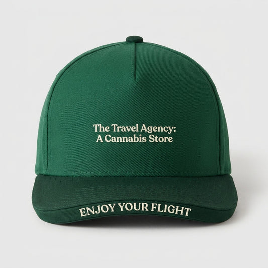 THE TRAVEL AGENCY: A CANNABIS STORE - ENJOY YOUR FLIGHT