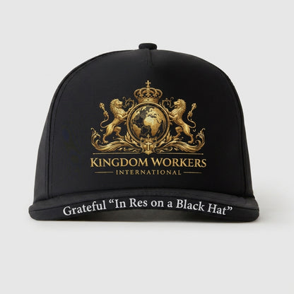 KINGDOMWORKERSINTERNATIONAL INTERNATIONAL - GRATEFUL “IN RES ON A BLACK HAT”