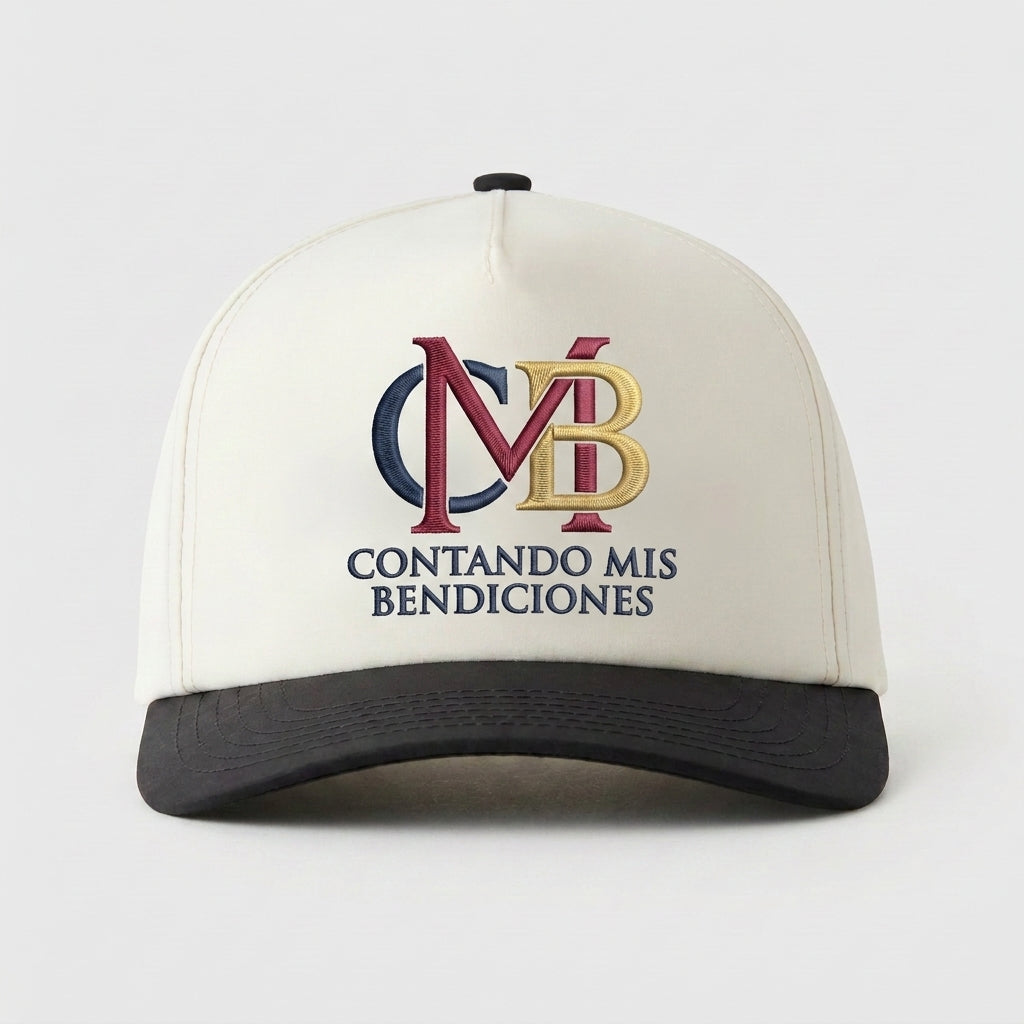 OUTSPOKENPRINTS - 2 HATS. COUNTING MY BLESSINGS AND CONTANDO MIS BENDICIONES (Classic Fit)