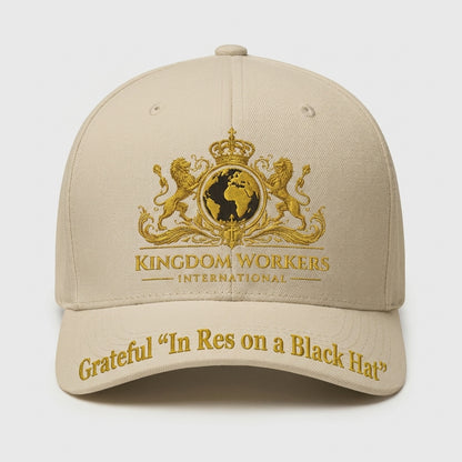 KINGDOMWORKERSINTERNATIONAL INTERNATIONAL - GRATEFUL “IN RES ON A BLACK HAT”